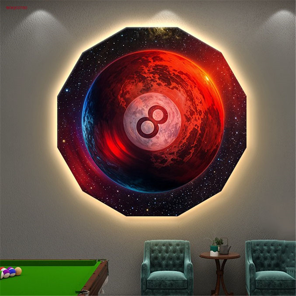 Table Tennis No 1 - Biliardo interstellare Decorazione della sala Pittura