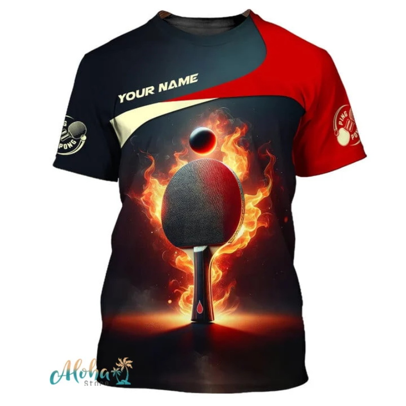 Table Tennis China - Magliette da ping pong con stampa