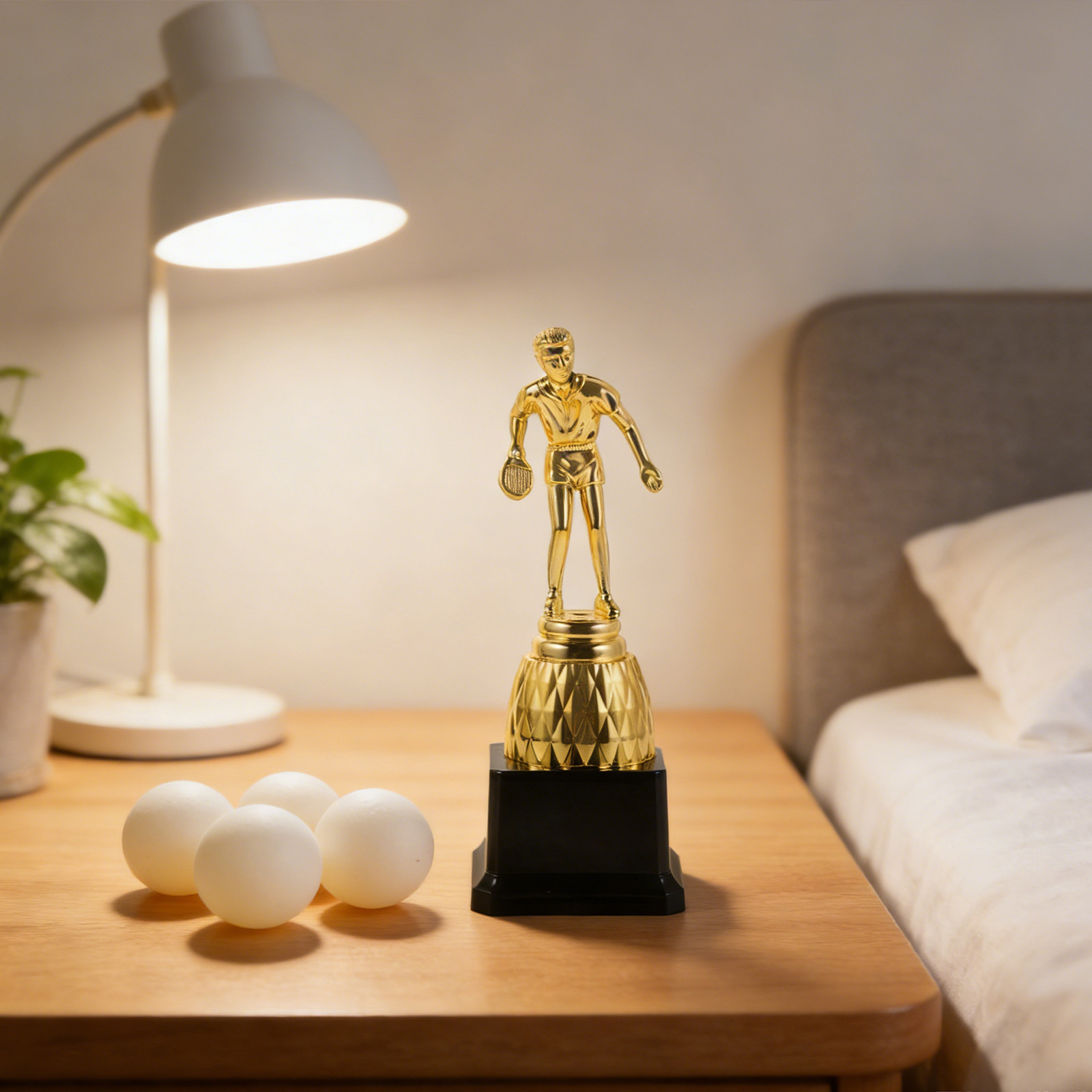 Trofeo in Plastica Dorata per  - Table Tennis Championships recensione e prezzo